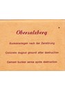 Obersalzberg: Bunkers na de Vernietiging - Mapje met 16 kleine foto's